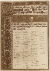 Herdenkingsblad voor de 70e verjaardag van Pierre Cuypers